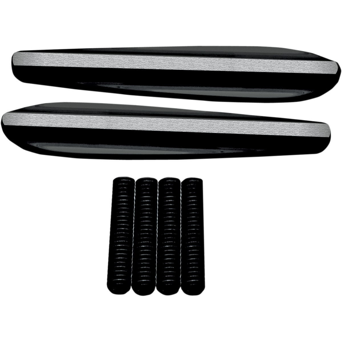 Covingtons #C1306-B - Turn Signal Eliminators - Finned - Black