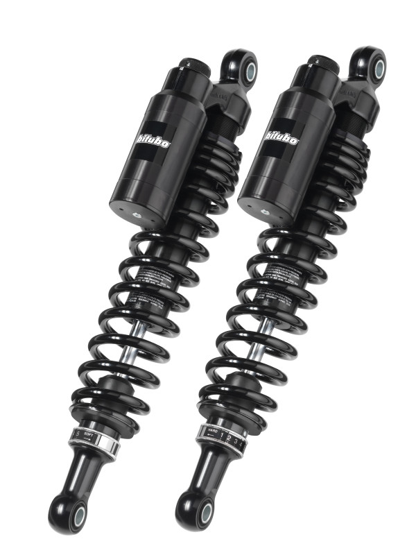 Bitubo Suspension T0032WMT62V2 Bitubo WMT1 Twinshocks Adj.: Spring Preload, Reb., Comp., Length 376mm, Piggyback Tank, Dk Edition