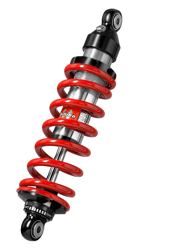 Bitubo Suspension Y0052XZE01 Bitubo XZE0 Monoshocks Adjustable: Spring Preload, Rebound, Red Spring