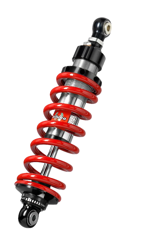 Bitubo Suspension Y0104XZE11 Bitubo XZE1 Monoshocks Adjustable: Spring Preload, Rebound, Length, Red Spring