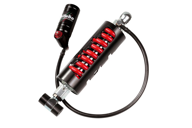 Bitubo Suspension Y0146HZM11 Bitubo HZM1 Monoshock Adjustable: Spring Preload, Rebound, Compression, Length, Red Spring