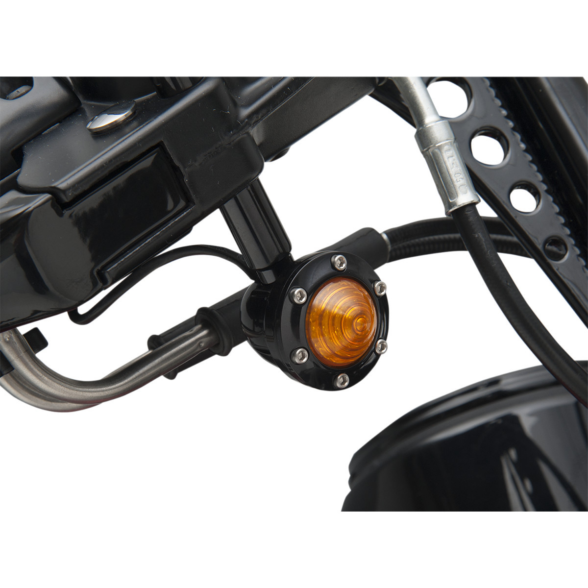 RSD #0207-2018-B - Front Tracker Turn Signal - Amber Lenses