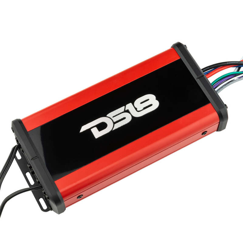 DS18 NXL-N4 DS18 4-Channel Class-D Amp Full-Range4 x 100 Watts RMS at4 ohm IP67 Waterproof Rating