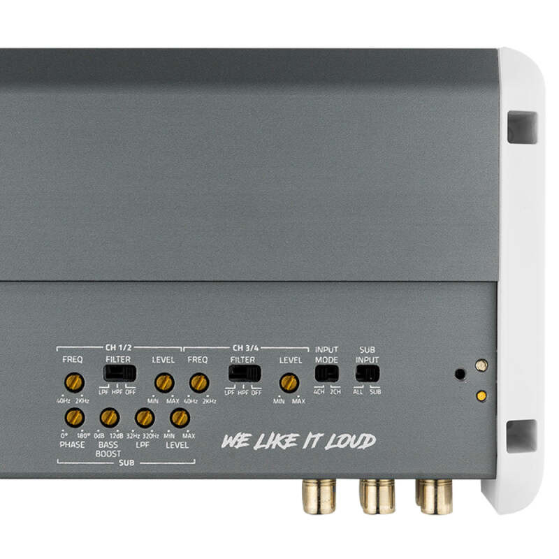 DS18 NXL-M5 DS18 5-Channel Class-D Amp Full-Range 4 x 180 at4 ohm and 1 x 600 at2 ohm Watts RMS IP55 Waterproof
