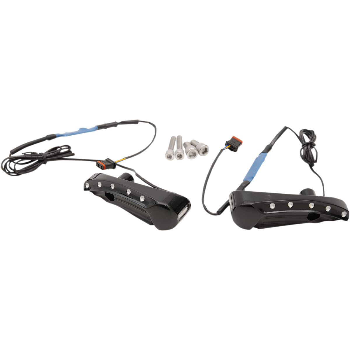 Covingtons #C1300-B - Turn Signal - Dimpled - Black - FLTR