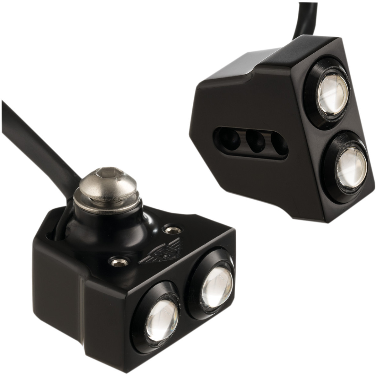 Joker Machine #05-208-AB - LED Side Mount Turn Signal - Black/Amber