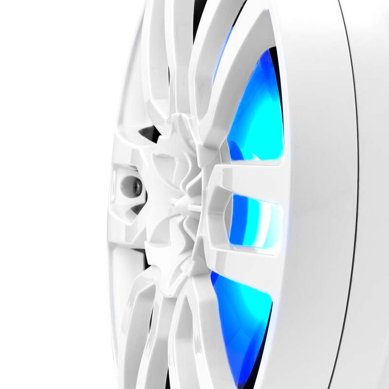 DS18 NXL-PS8W DS18 Compact Towers With Flat And Pole Mounts 8in 125 Watts RMS RGB LED Lights White