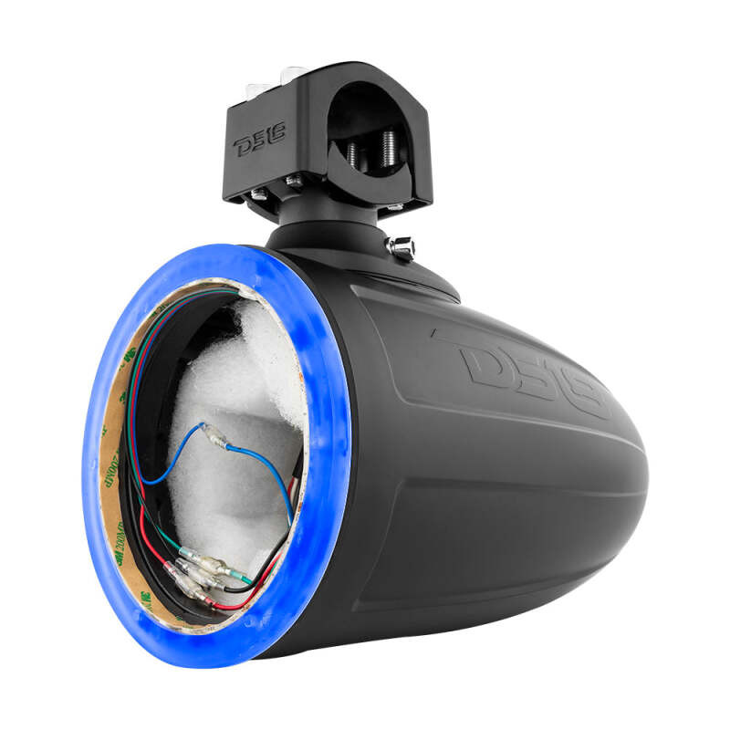 DS18 NXL-X6TP/BK.NS DS18 Marine And Psports Towers Speakers Not Included 6.5in RGB LED Lights Black