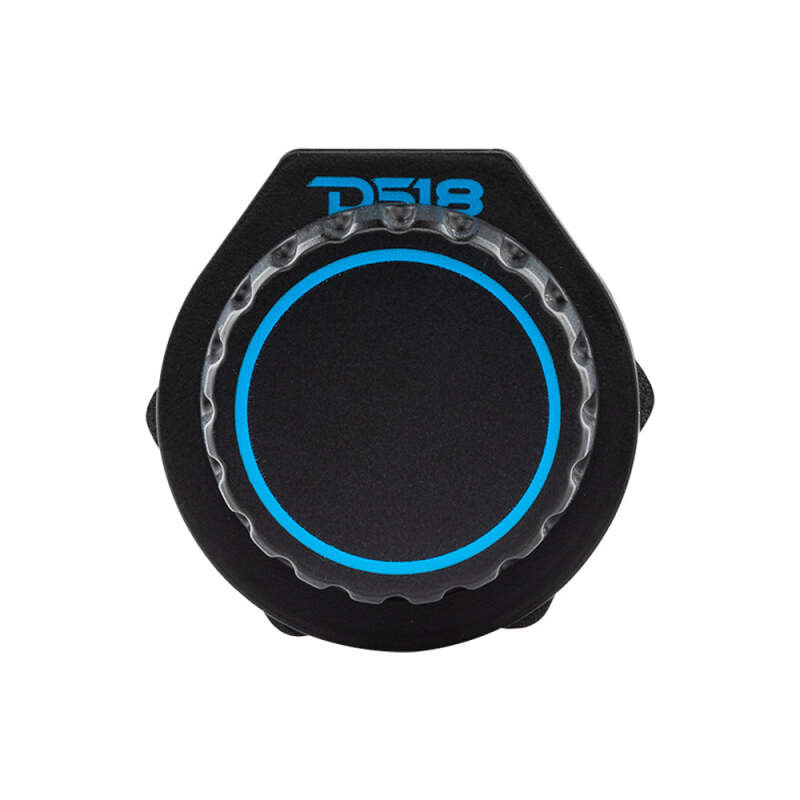 DS18 MBKR DS18 Marine Bass Knob Compatible w/ Any Source Unit RCA Input and Output Flush Mount