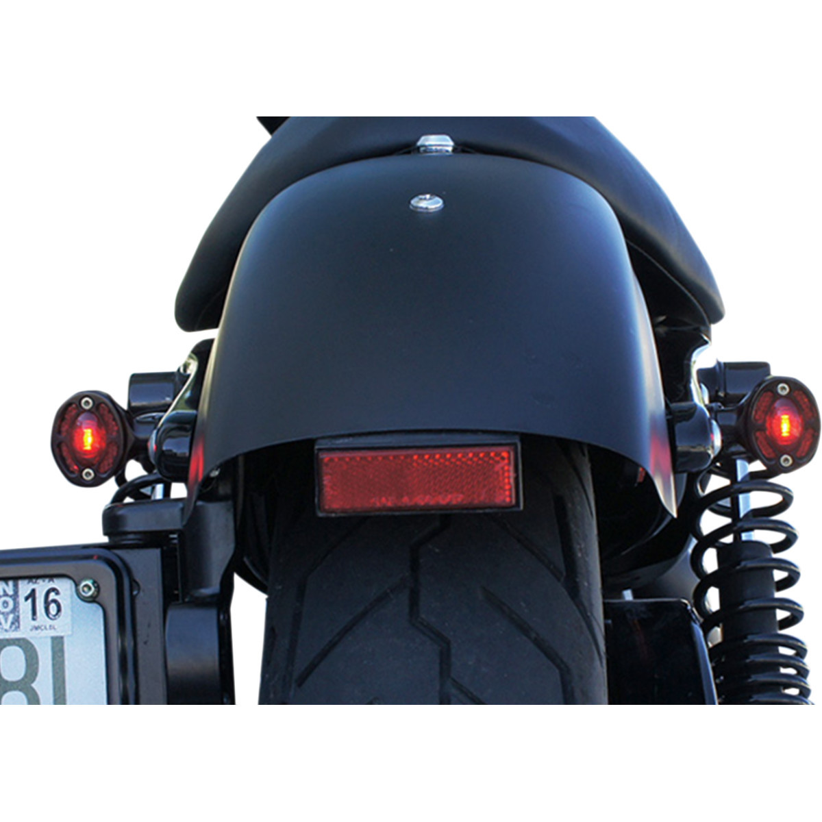 Joker Machine #05-250-RB - LED Turn Signals - Black with Red LEDs