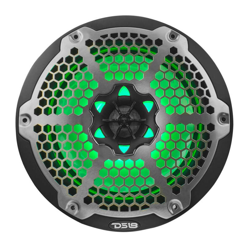 DS18 NXL-8M/BK DS18 NXL-M Series Speaker w/ RGB LED Lights 8in 2-Way 125 Watts RMS 4 ohm Black