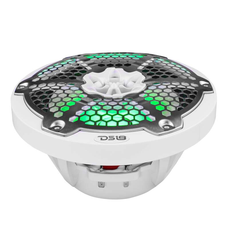 DS18 NXL-8M/WH DS18 NXL-M Series Speaker w/ RGB LED Lights 8in 2-Way 125 Watts RMS 4 ohm White w/ Cover