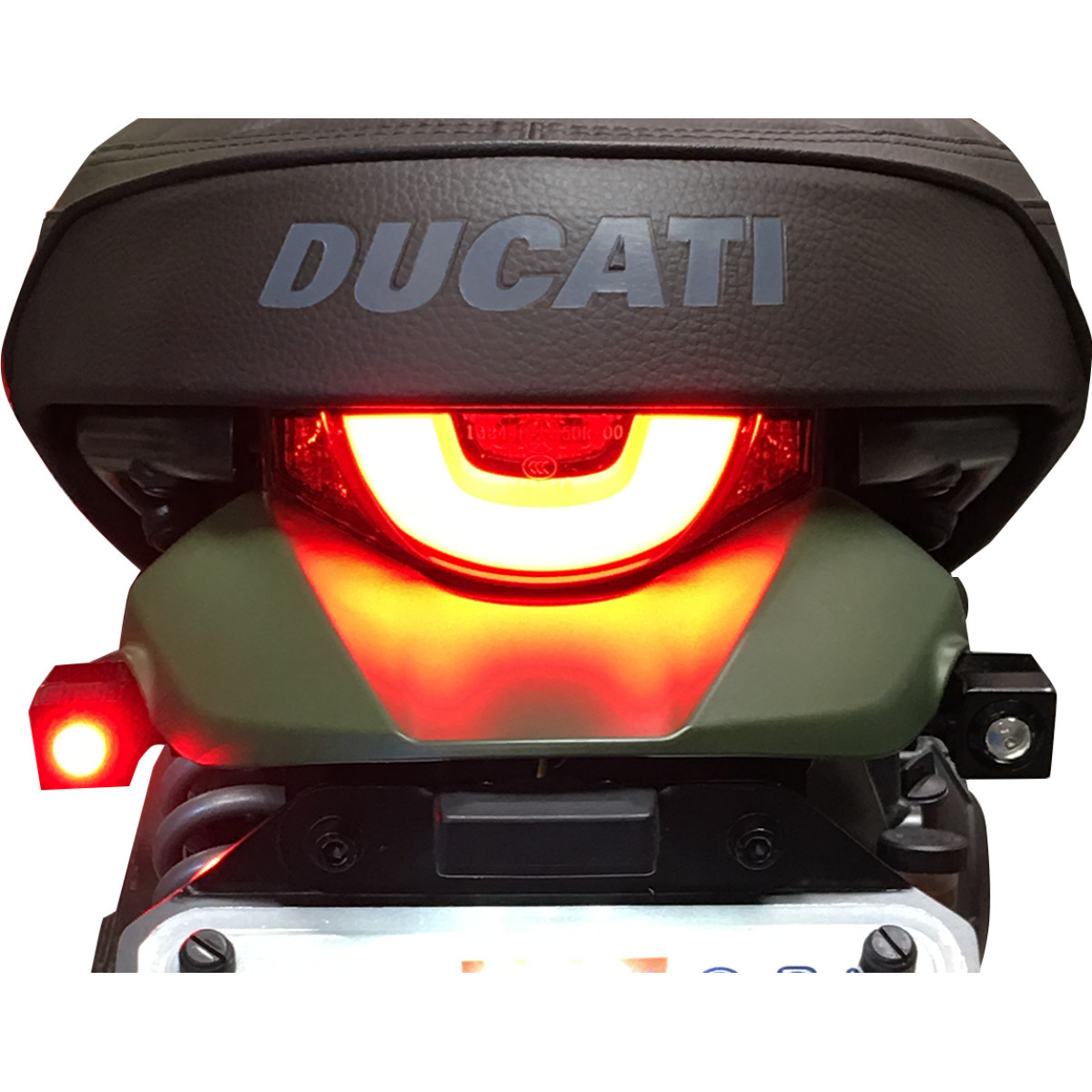 Joker Machine #05-206-AB - Side-mount LED Turn Signals - Black/Amber