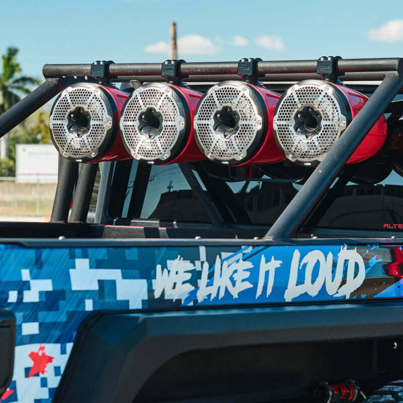 DS18 NXL-X10TPNEO/WH DS18 Tower Speakers Towers Speakers 10in 1in Driver 300 Watts RMS w/ RGB LED Lights White