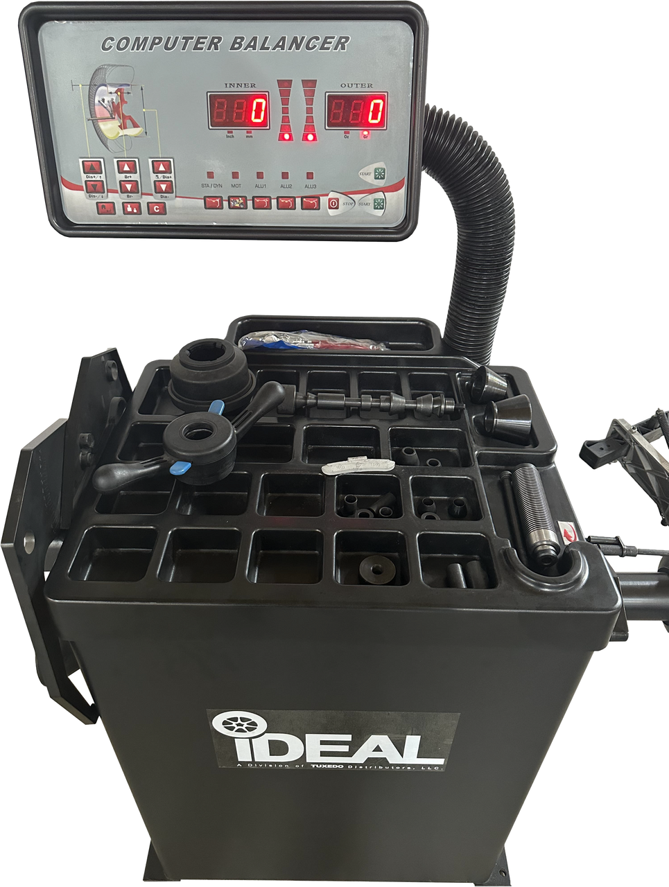 Ideal #WB-953-B-MCAB-K-BLK - Ideal Motorcycle Wheel Balancer