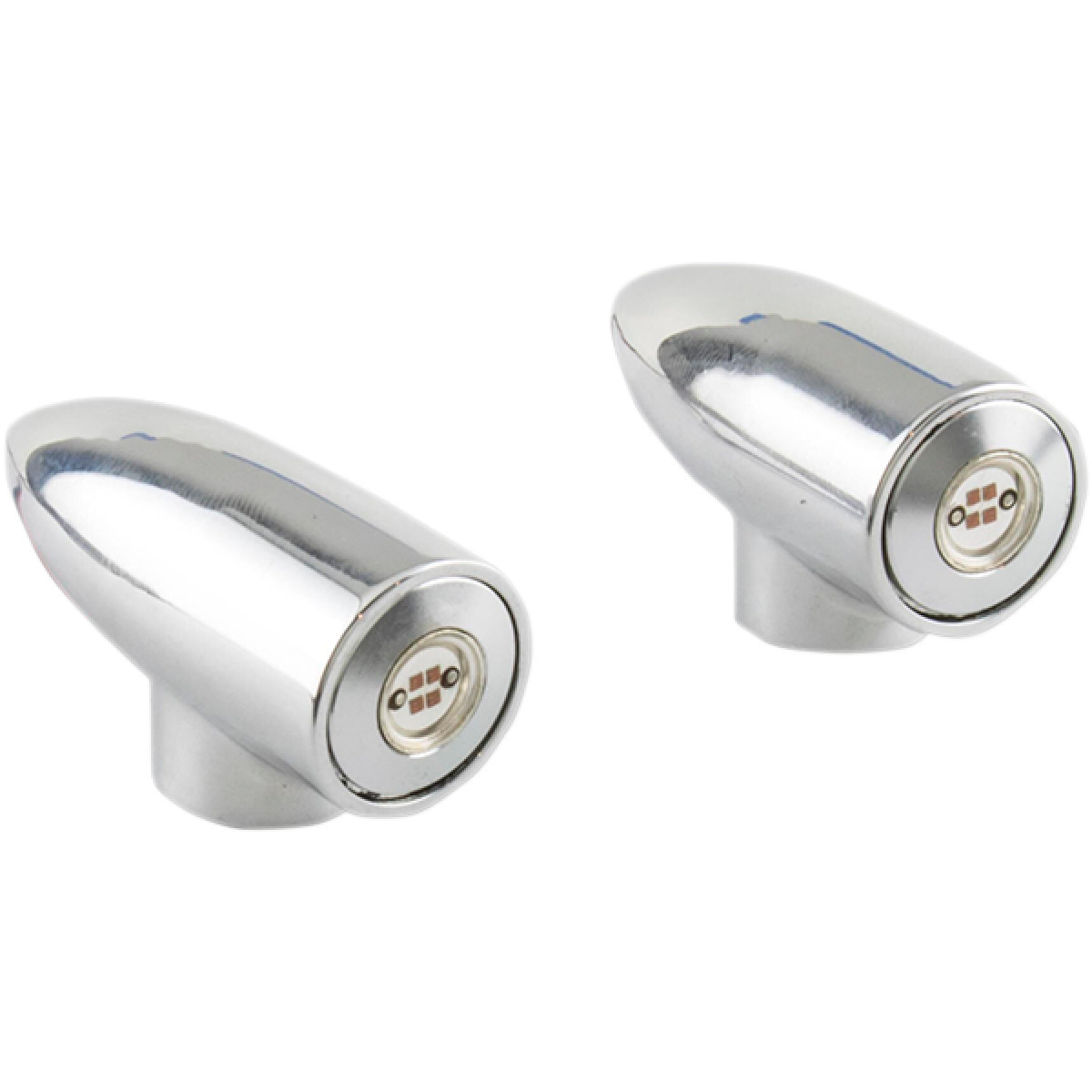 Paul Yaffe Bagger Nation #LB-F-AMB-C - LightningBullet - Marker LIghts - Amber - Chrome