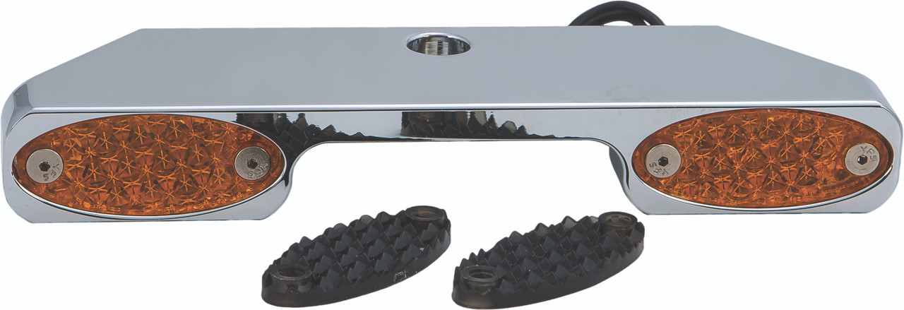 PRO ONE #909101 - Turn Signal BAR W/Amber LED Narrow Glide CHR