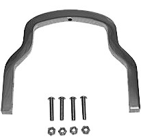 Harddrive #086052 - Chrome Sissy BAR 6-1/4" Tall 7-1/2 W