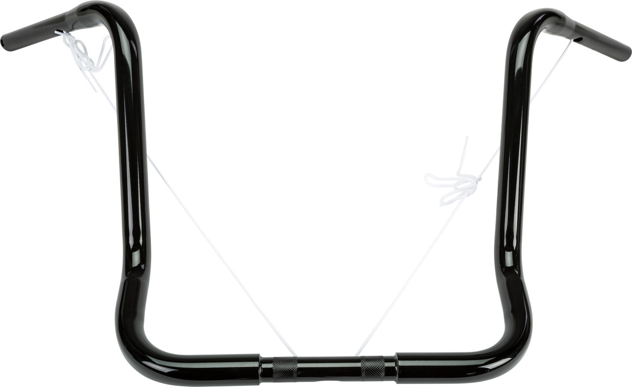 Harddrive #21-560GB - 1.25" Bagger Ape-hanger 18" Gloss Black TBW