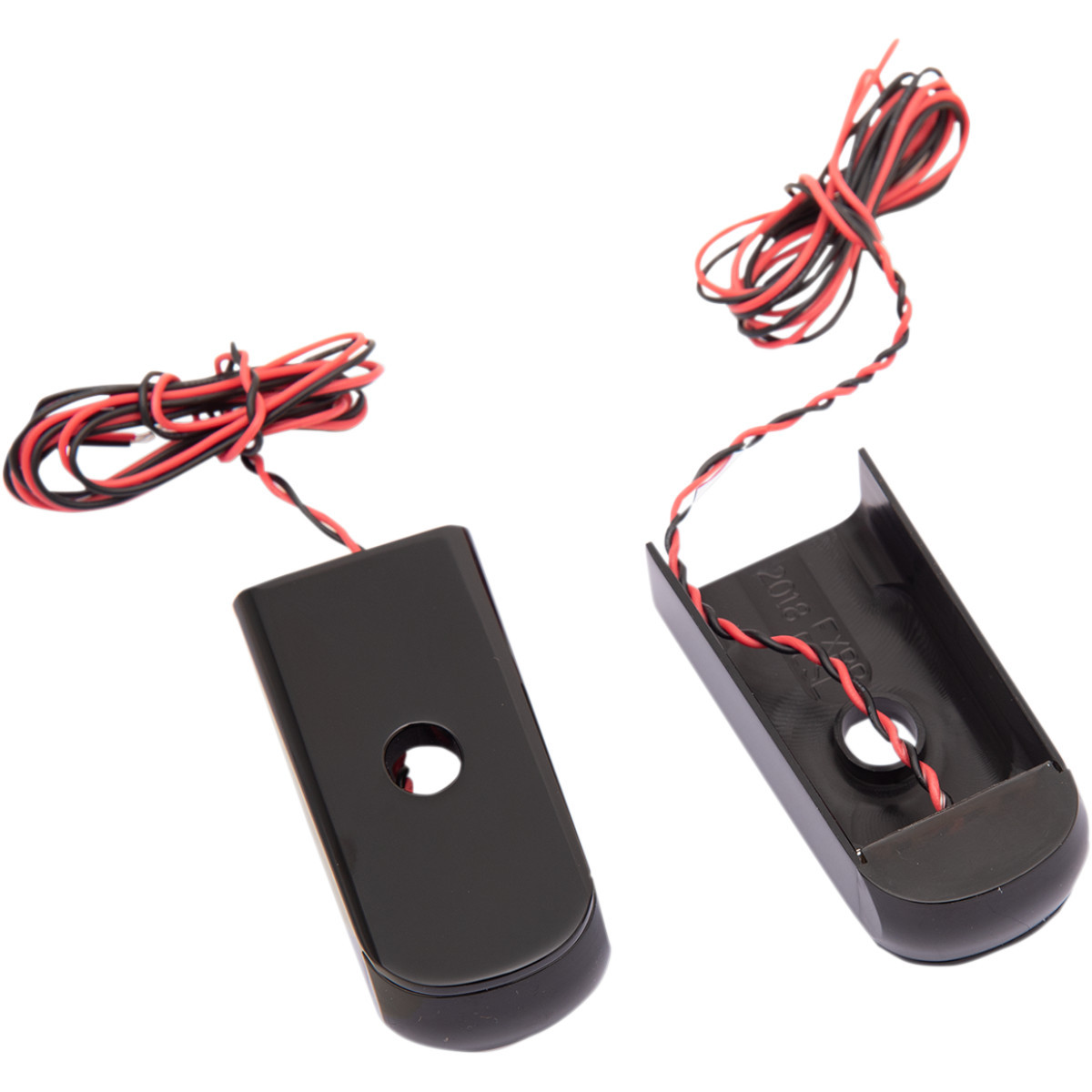 Alloy ART #SSL-SB-2B - Strut Light - LED - Smoke/Red Black