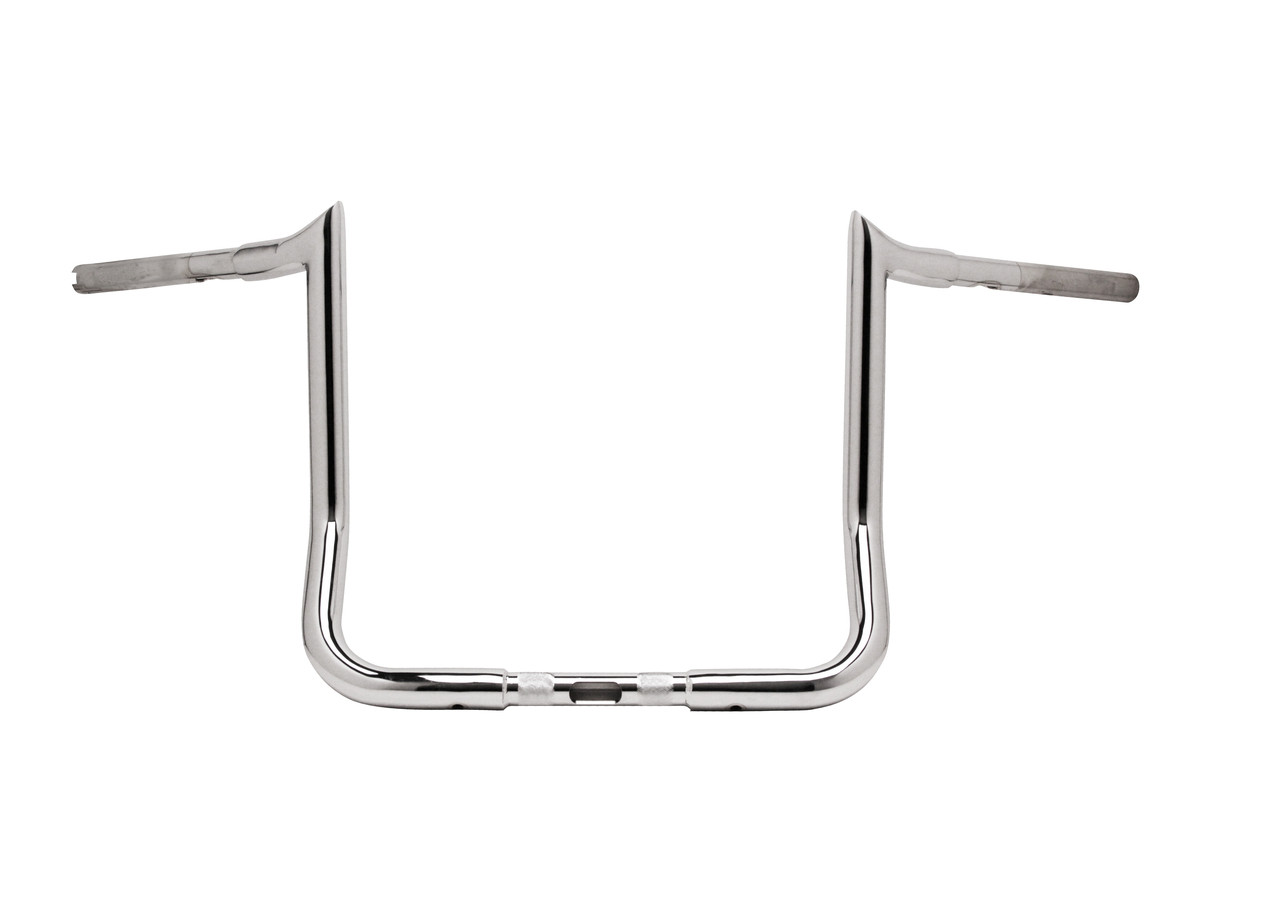 Baggernation #MBB125-10 C - 10" Monkey Bagger Bars Chrome `86-23 FLH/FLT