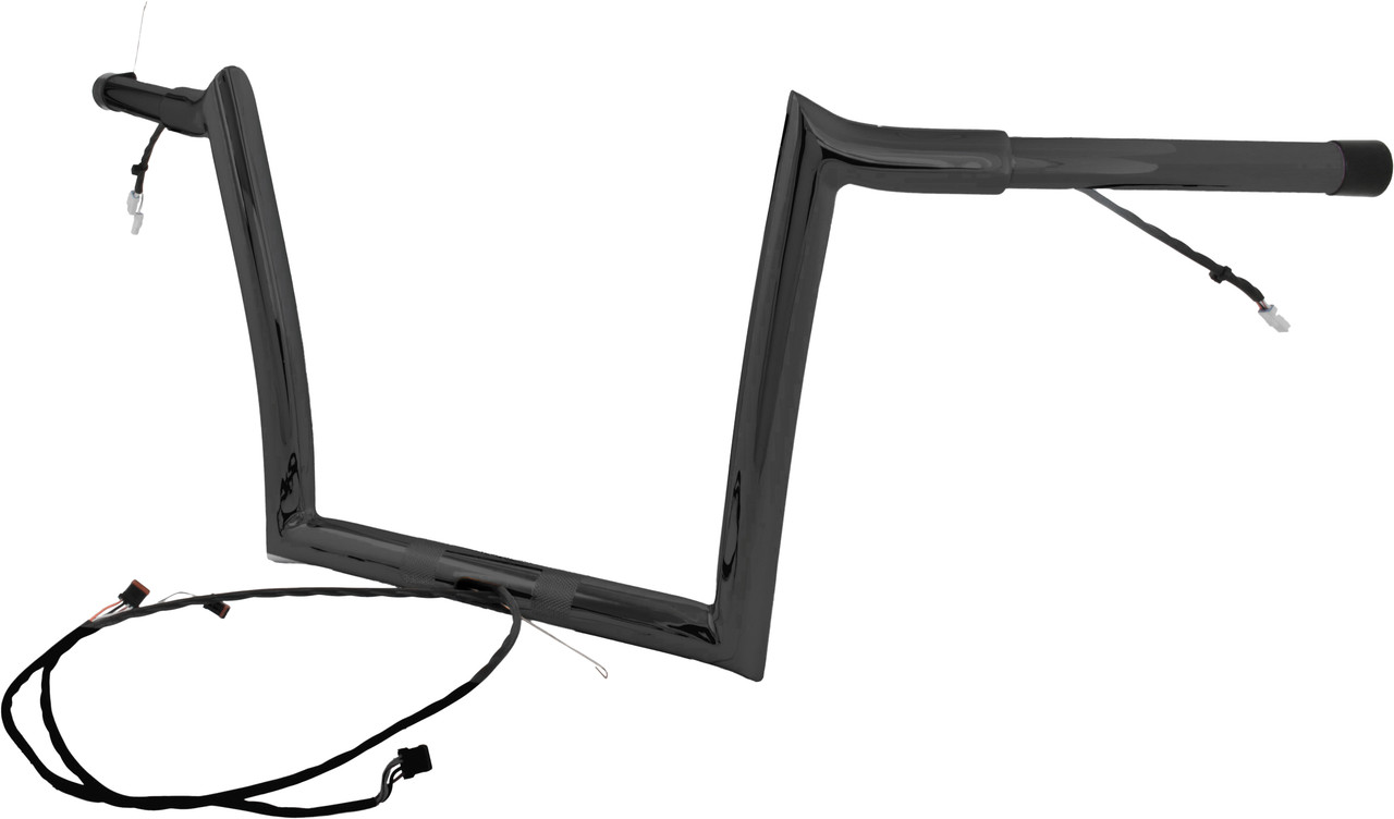 Baggernation #OEMPW-15L-12 B - 12" OEM Monkey BAR PRE Wired Satin Black `15-23 Fltr