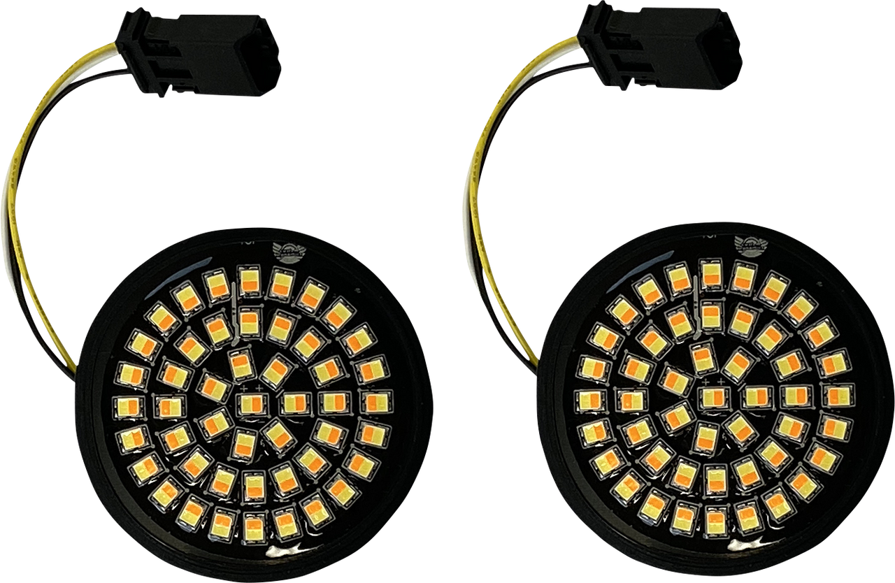 LED Turn Signal Insert - Amber/White - CVO