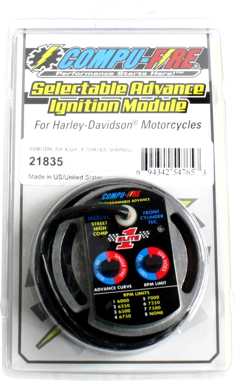 Compufire #21835 - Ignition KIT Single/Dual Fire HI Perf.`70-99 BT `71-01 XL