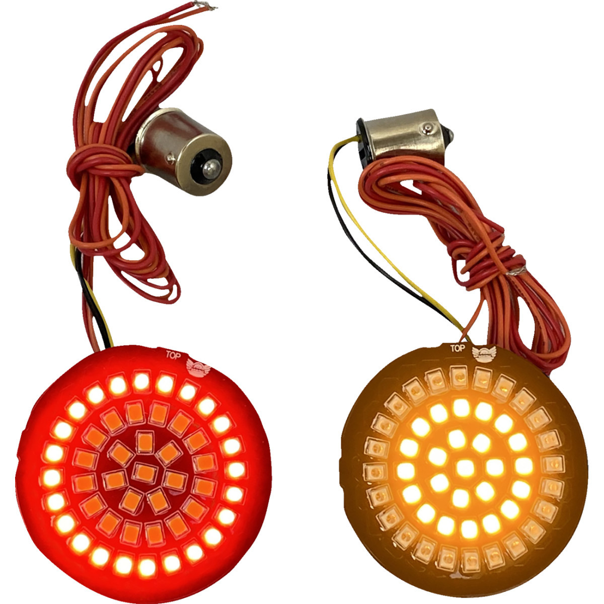 Custom Dynamics #GEN-4-AR2-1156 - Bullet Rear Turn Signal - 1156 - Amber Lens