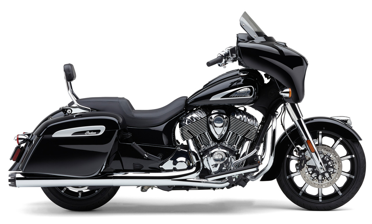 Cobra #502-2000 - Detach Backrest-tall Chrome Chieftain 14-25