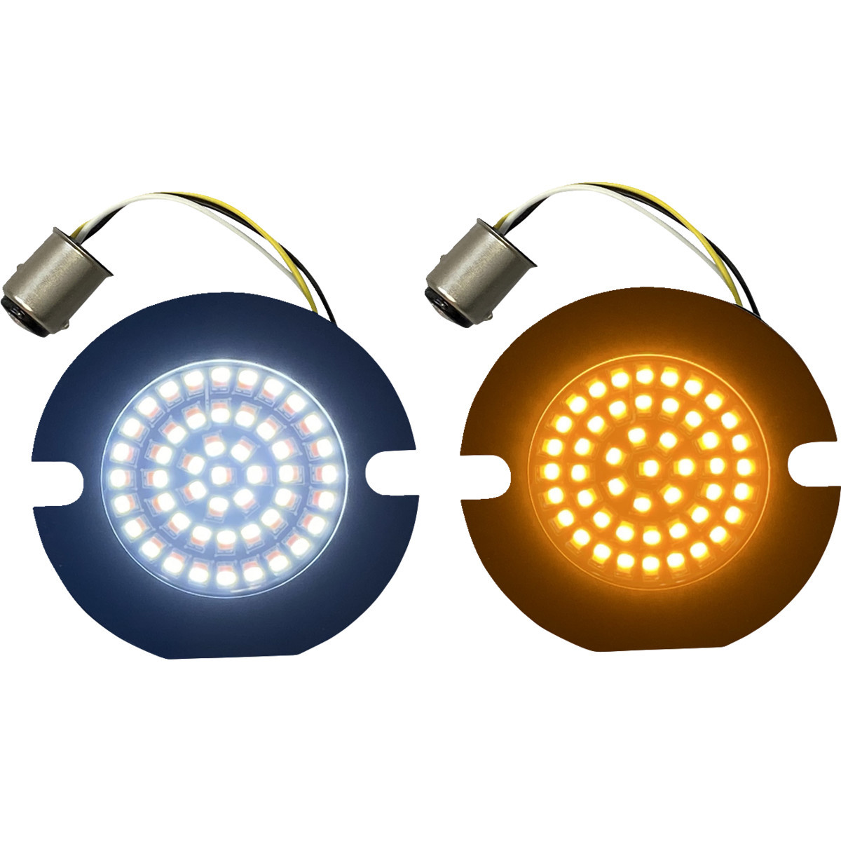 Custom Dynamics #GEN-4-AW-1157T - Amber/White LED Turn Signal Inserts