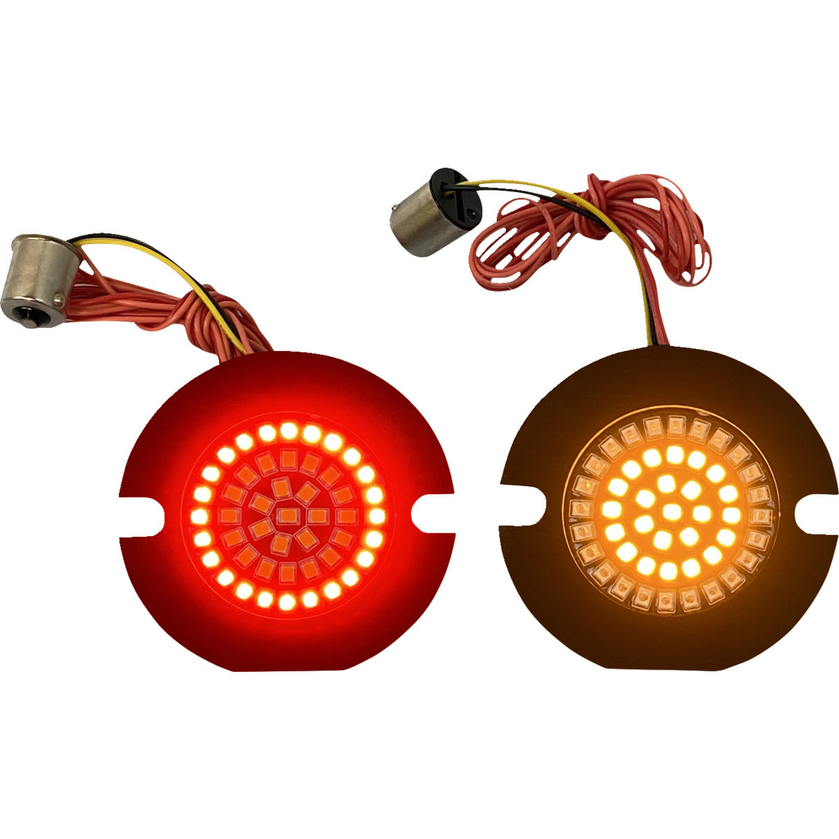 Custom Dynamics #GEN-4-AR2-1156T - Flat Rear Turn Signal - 1156 - Amber Lens