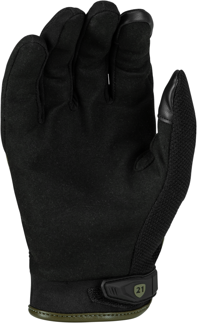 Highway 21 #489-0053S - Fury Gloves Black/Olive SM
