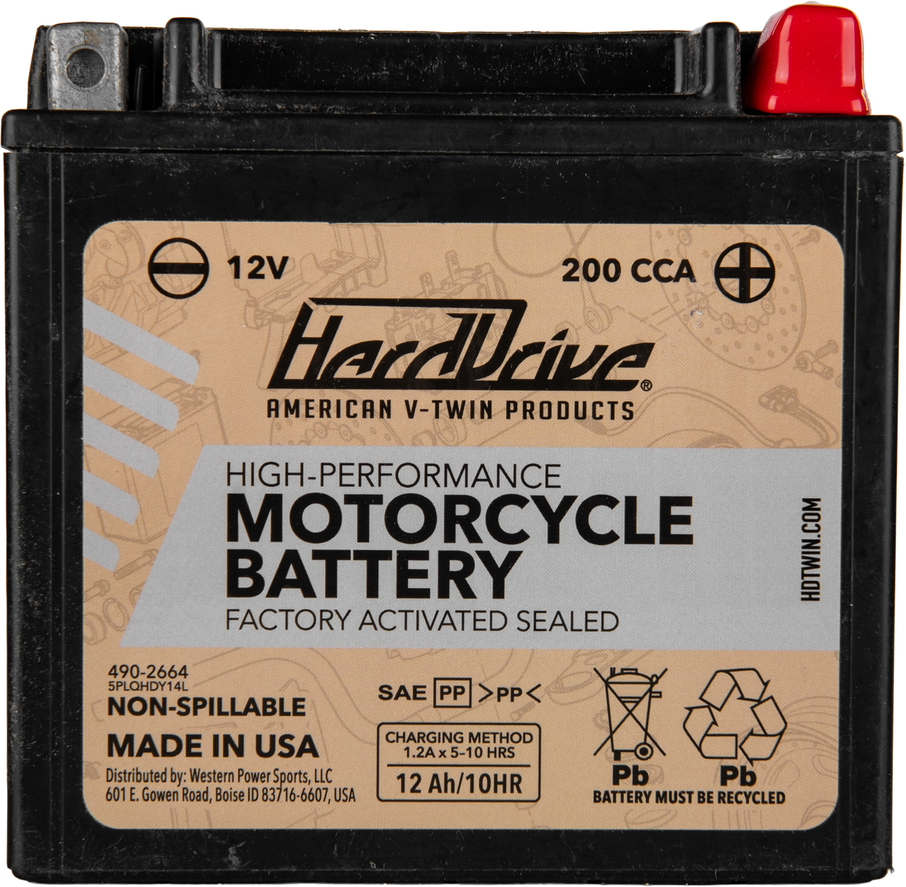 Harddrive #HRDM7RH4L - High Perform Battery Ytx14l CCA 200
