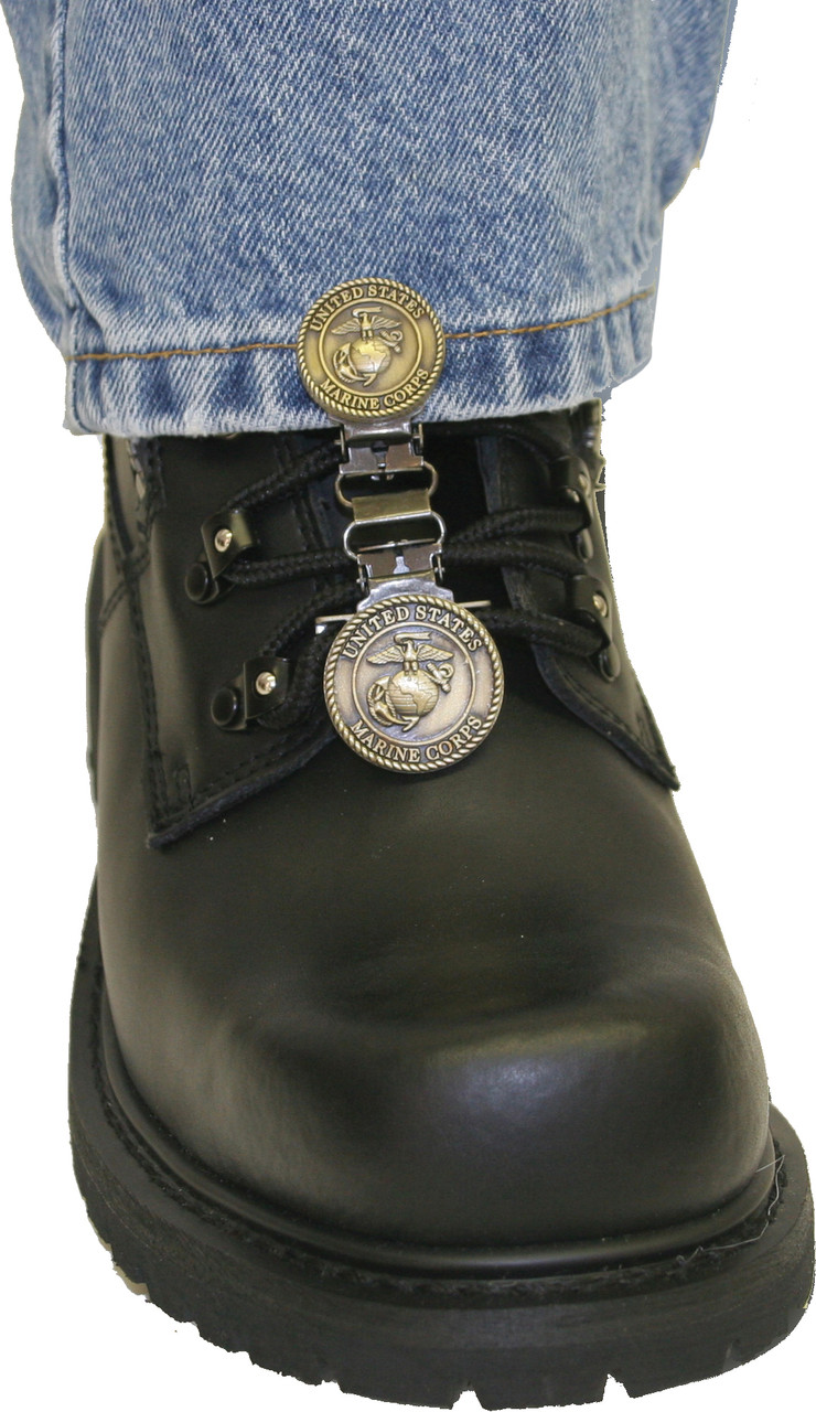 Ryder Clips #MCBZL-FC - Clips FOR Laced Boots Usmc Bronze