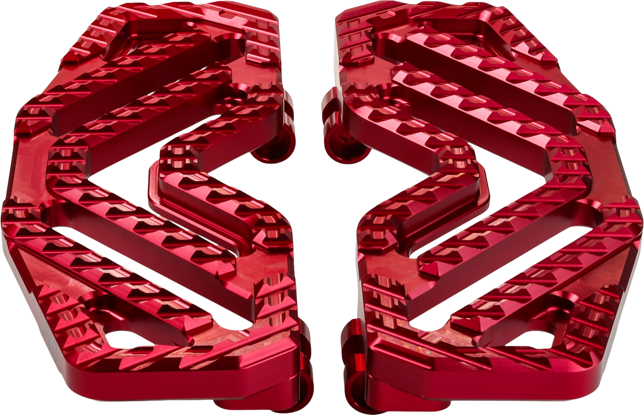 FLO Motorsports #V-800V5R - Savage Floorboards RED
