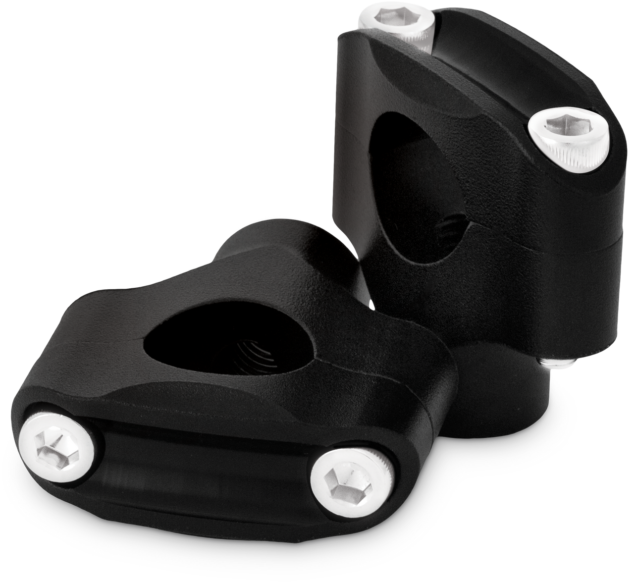 Burly Brand #B12-8015TB - Reaper 1-1/2" Risers 1" BAR SET - Texture Black