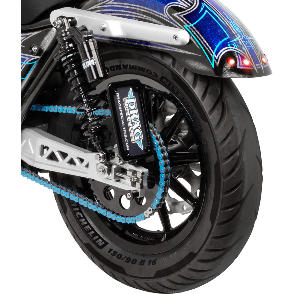 Custom Dynamics #LPF-HRZ-B-LP - LED License Plate Frame - Black