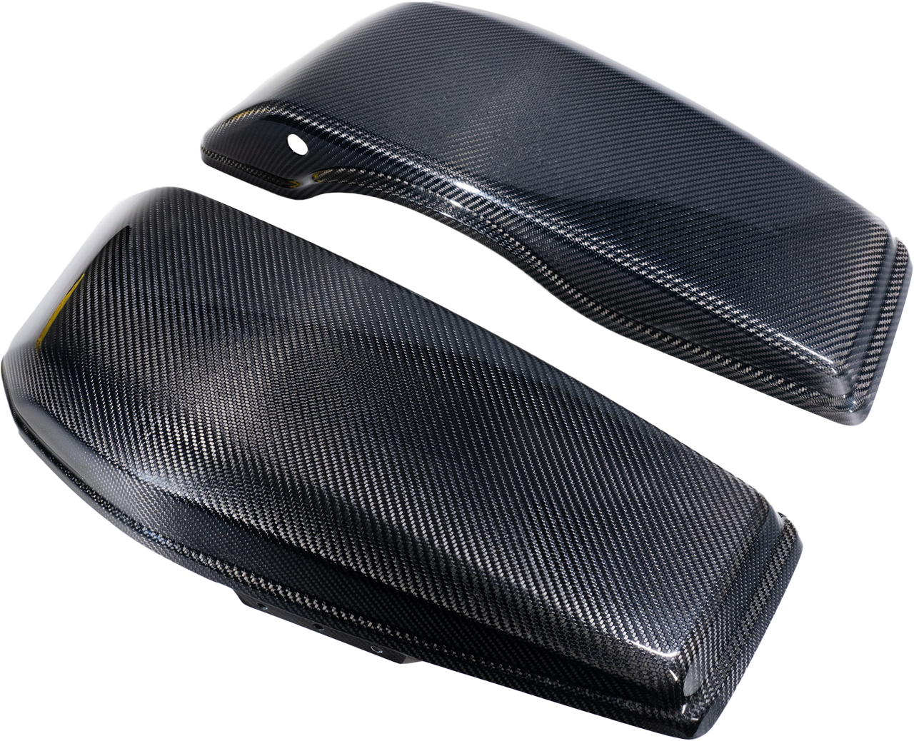 Hofmann Designs #HDCF-6033 - Carbon Fiber Saddlebag Lids FLH/FLT 23-25 (EX Flhr)