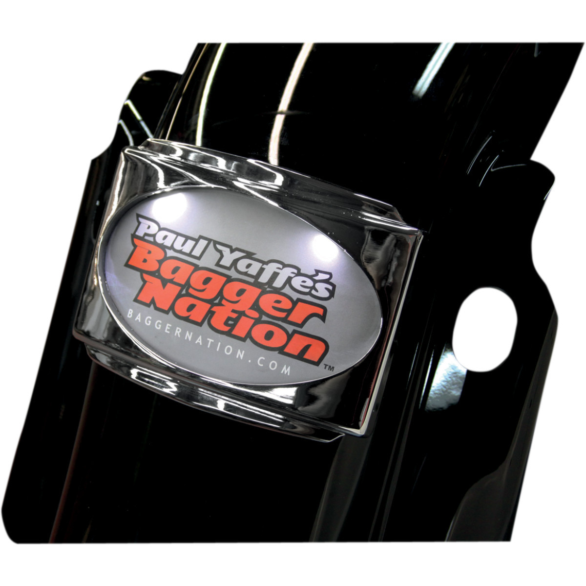 Paul Yaffe Bagger Nation #PYO:USLP3-C - License Plate Frame - CVO - Chrome