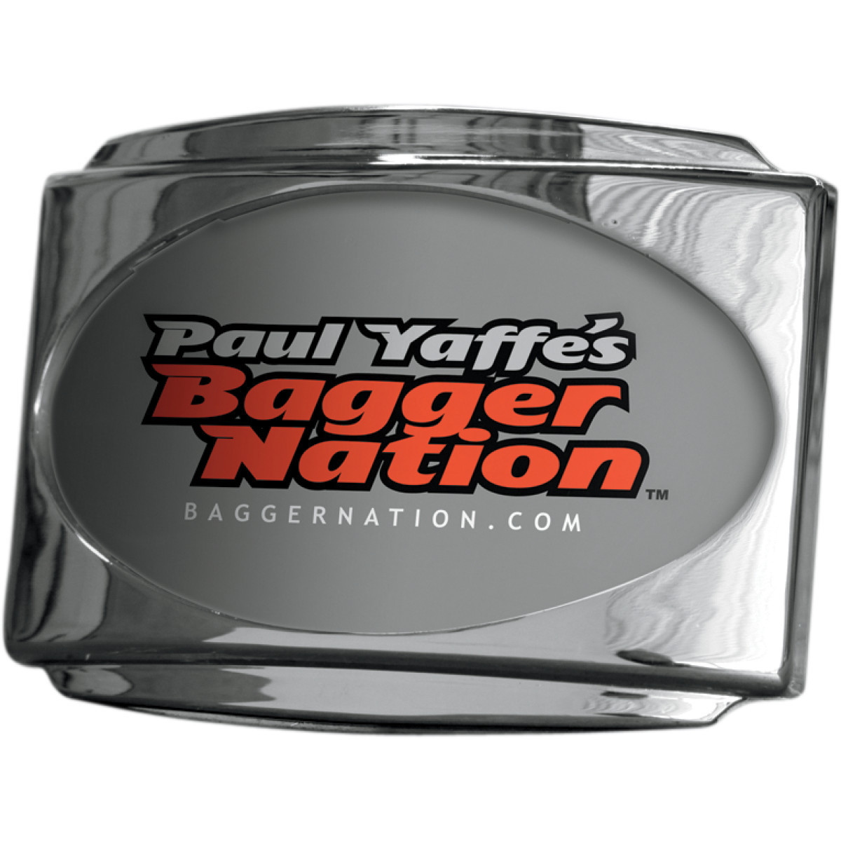 Paul Yaffe Bagger Nation #PYO:USLP3-C - License Plate Frame - CVO - Chrome