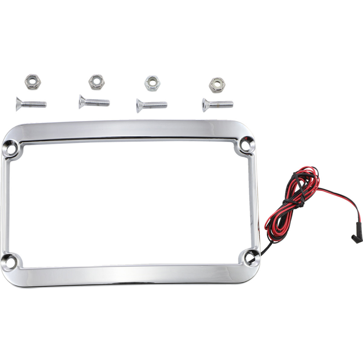 Klock Werks #KWS-01-0088-C - License Plate Frame - LED - Chrome