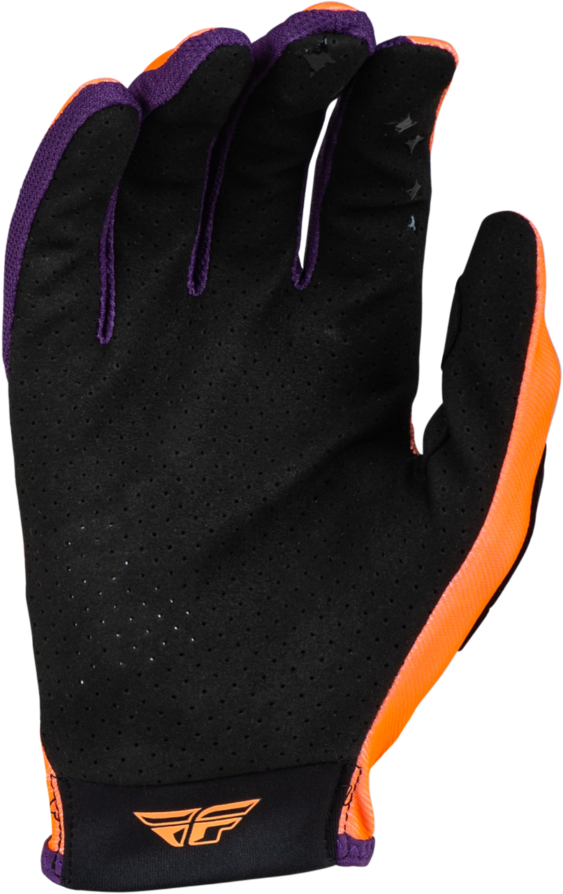 FLY Racing #377-611M - Women's Lite Gloves Neon Coral/Deep Purple MD