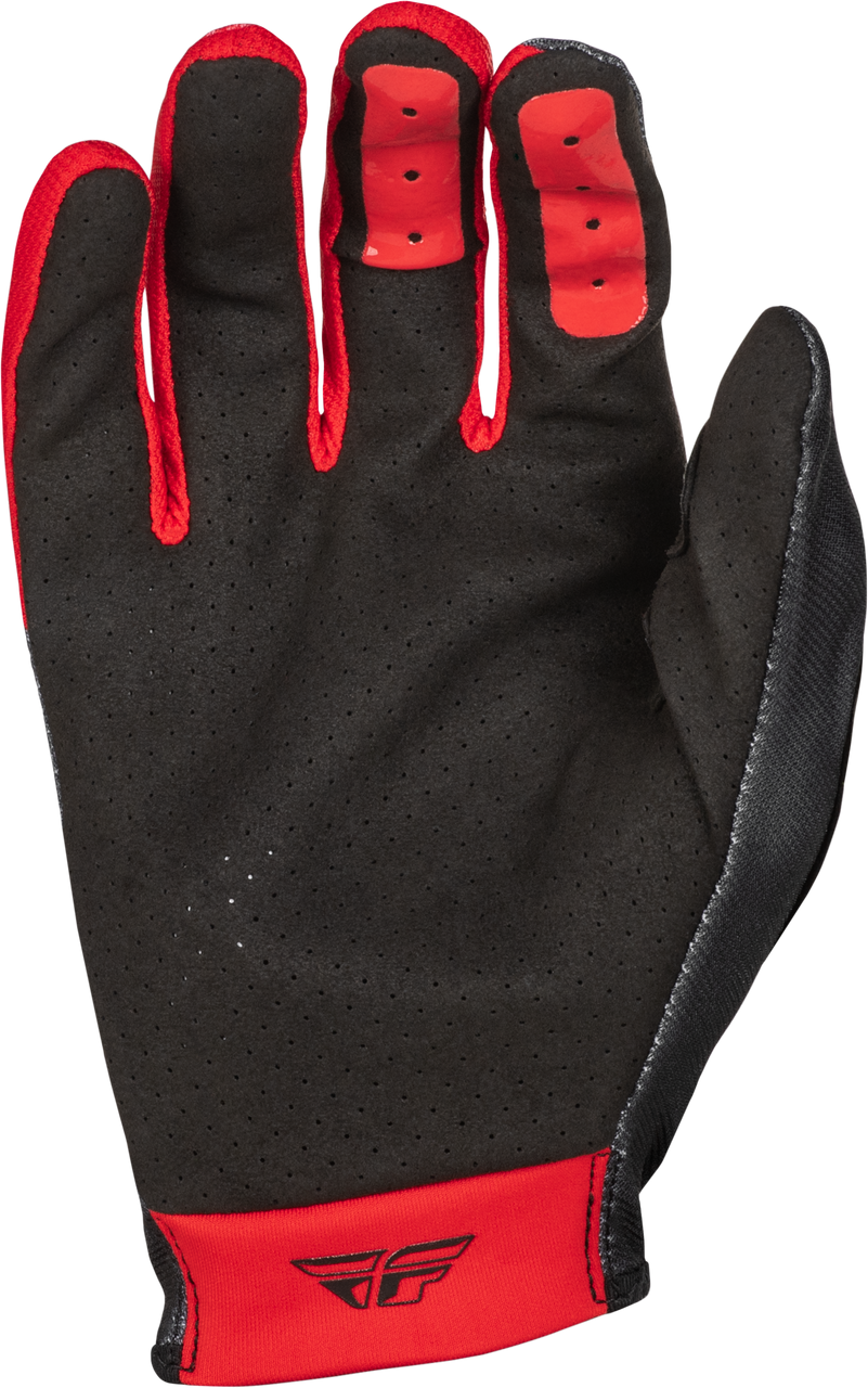 FLY Racing #378-7113X - Lite Gloves Black/RED 3X