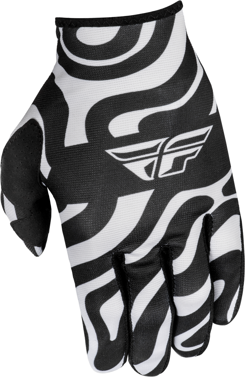 FLY Racing #378-7413X - Lite Gloves Abyss White/Black 3X