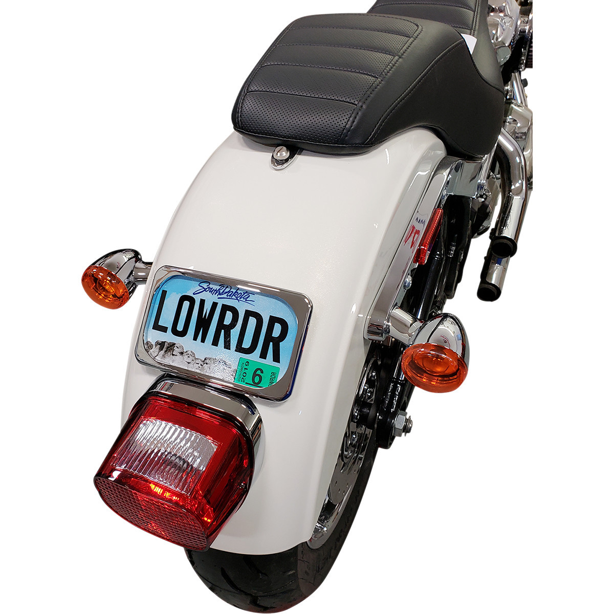 Drag Specialties - License Plate Mount - Large Radius