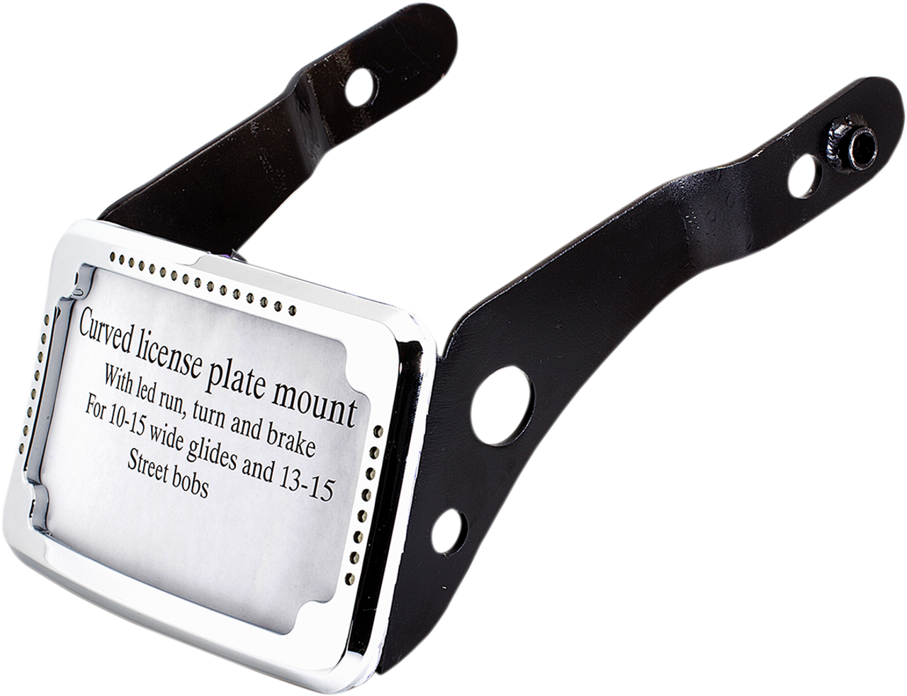 LP Plate Frame & Mount with Signals - FXDB - Chrome