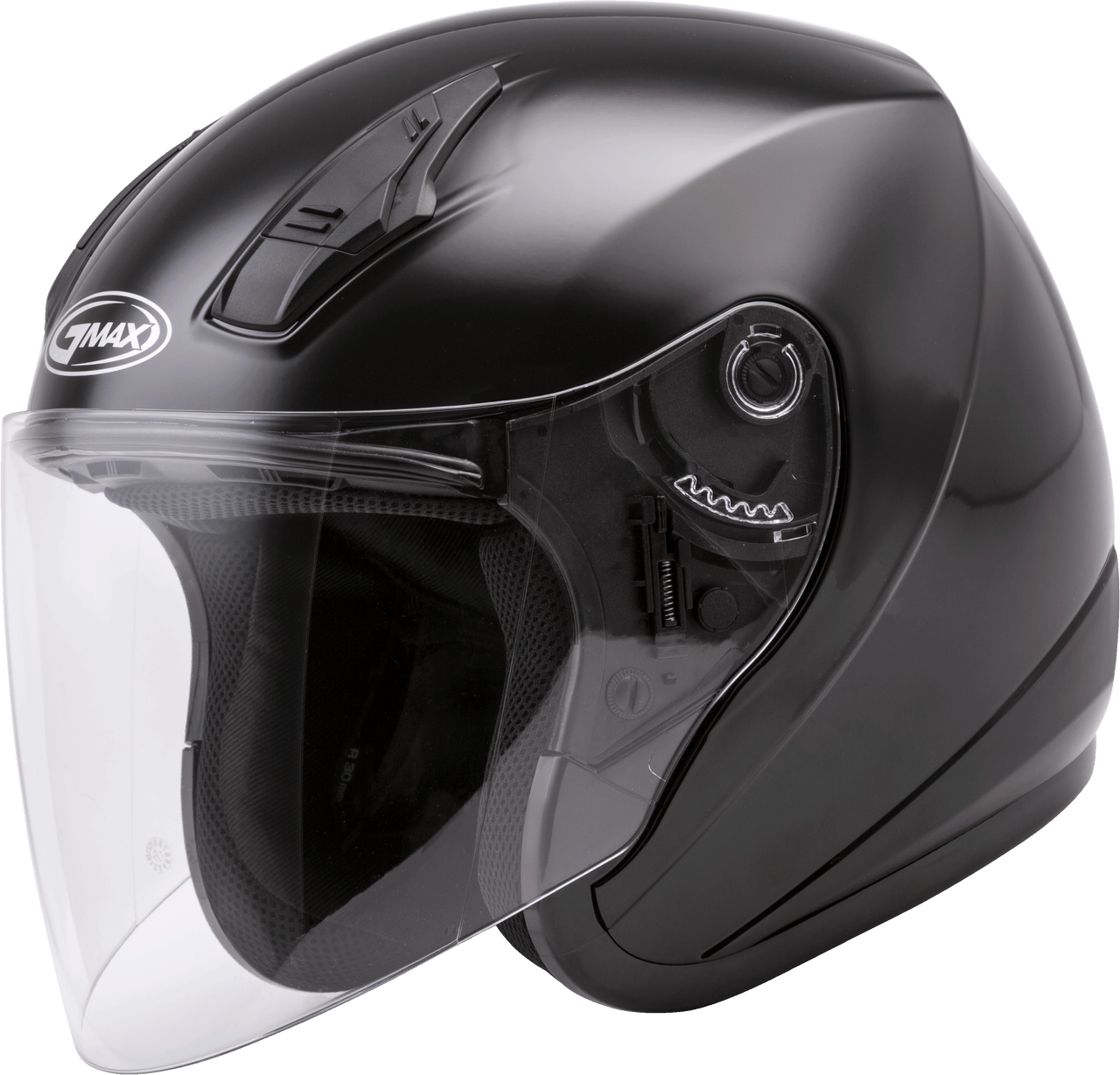 Gmax #G317024N - Of-17 Open-face Helmet Black SM
