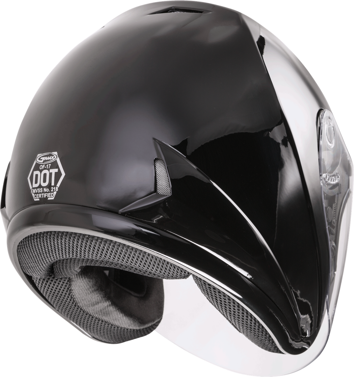 Gmax #G317027N - Of-17 Open-face Helmet Black XL