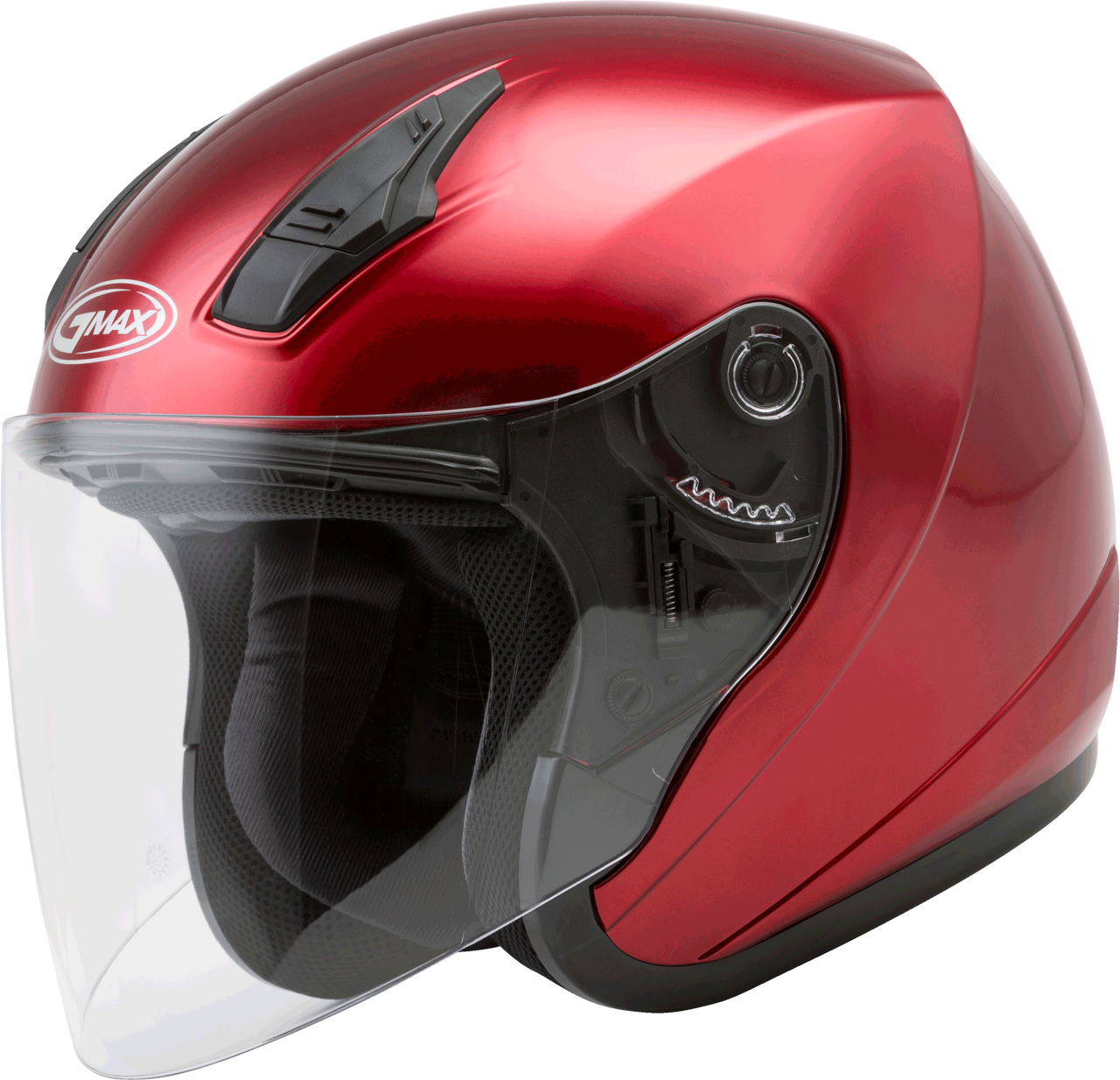 Gmax #G317093N - Of-17 Open-face Helmet Candy RED XS